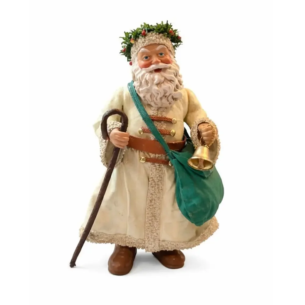 Possible Dreams Clothtique Santa Figurine 1994 Woodland Style